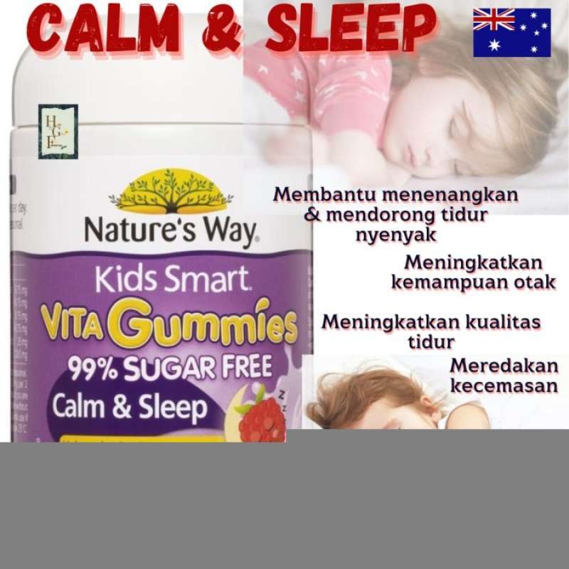 Nature's Way Kids Smart Vita Gummies Sugar Free Sleep & Calm 50 Gummies