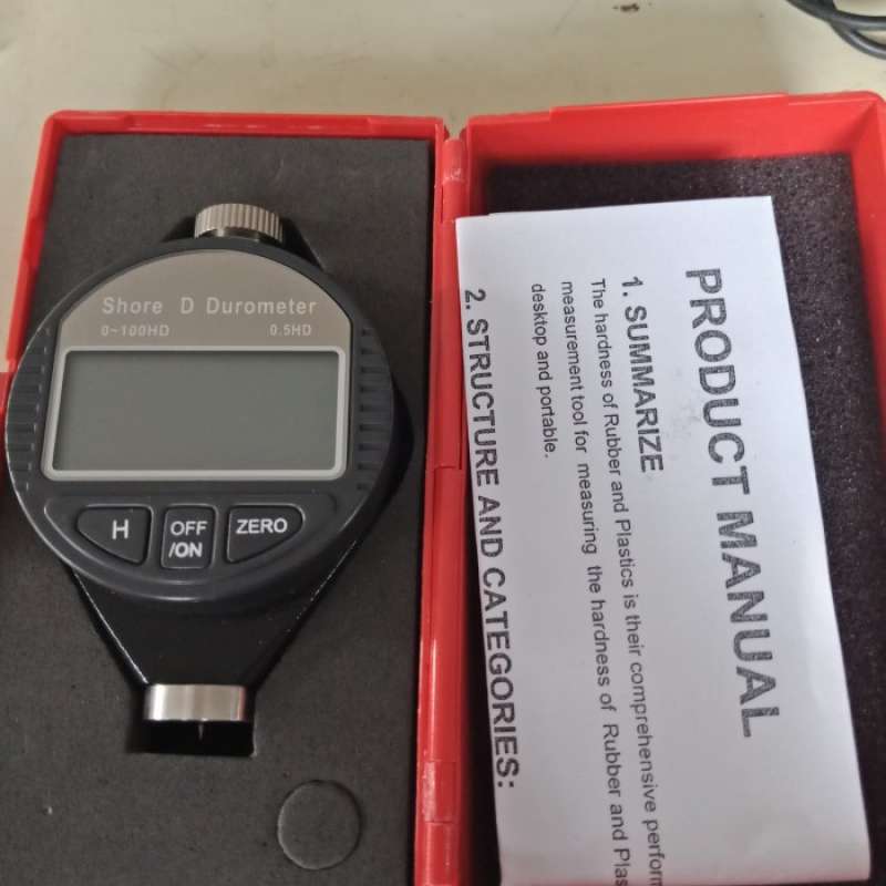 Promo Digital Durometer Shore D - Hardness Tester - Ukur Kekerasan ...