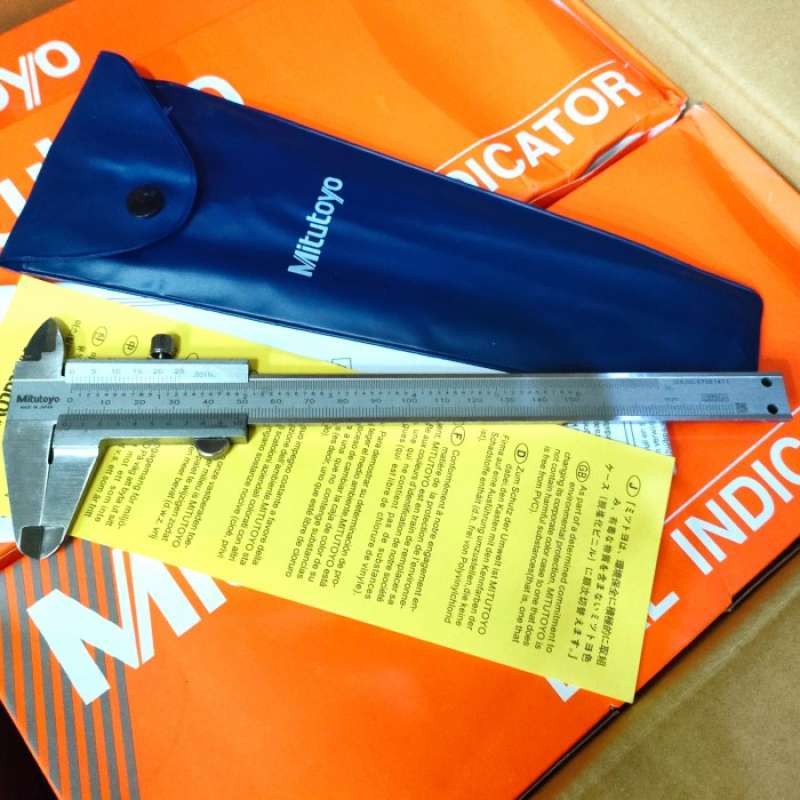 Jual VERNIER CALIPER MITUTOYO MANUAL 150mm (6) 530312 N6P di Seller