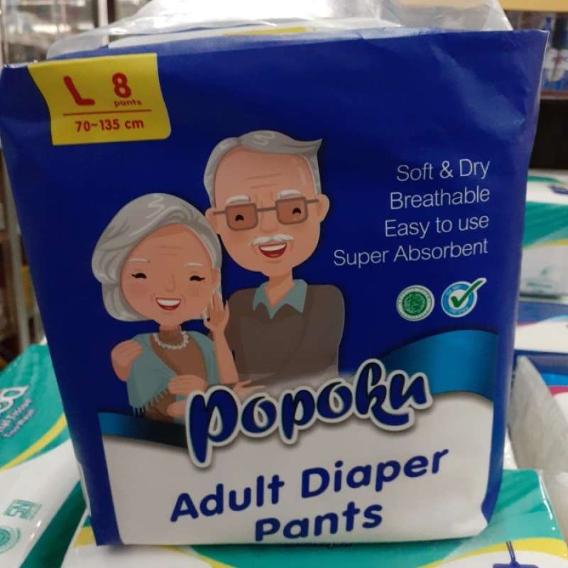 Promo Popoku Adult Diaper Pants L8 Diskon 23% di Seller Super Self ...