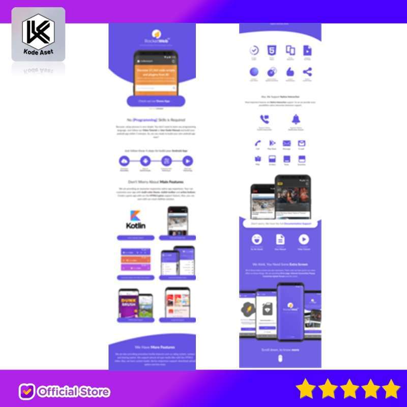 Jual Source Code Aplikasi Rocketweb | Configurable Android Webview App ...