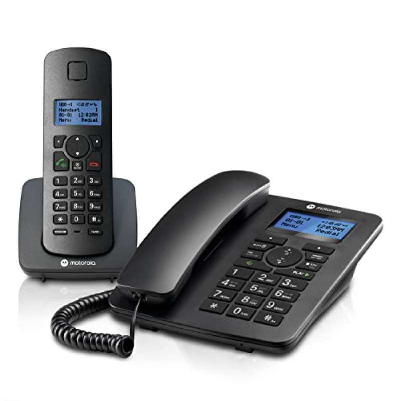 Jual Motorola Voice C42 Corded Phone System + 1 Digital Cordless
