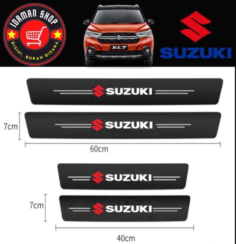Promo STICKER DOOR SILL PLATE STIKER PIJAKAN PINTU MOBIL SUZUKI XL7