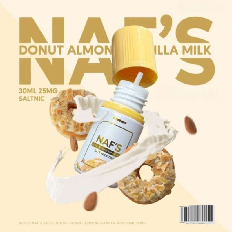 Jual Nafs V2 Donut Almond Vanilla Milk Salt Nic 30ml By 2thumbs - Naf's ...