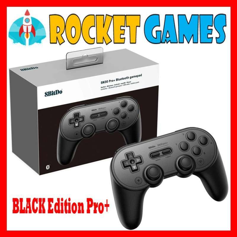 Jual 8bitdo SN30 Pro+ Bluetooth Gamepad Switch Windows Android Black ...