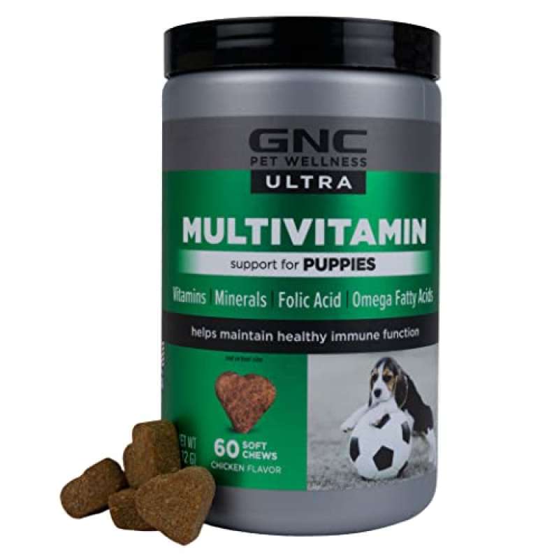Promo GNC Pets Ultra Multivitamin Soft Chews, Puppies, Chicken Flavor