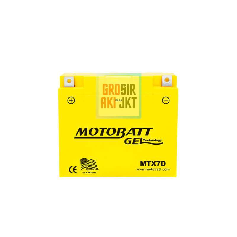 Promo Aki Motor Honda Tiger Revo Motobatt Gel MTX7D Accu Kering Motobat