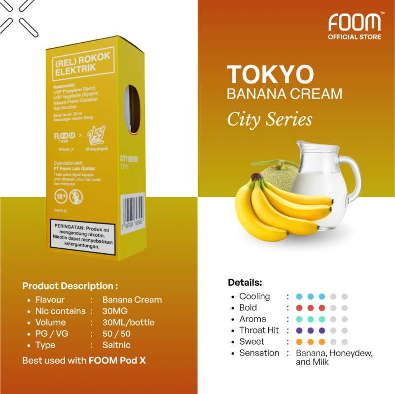 Jual LIQUID FLOOID VSS CITY SERIES, Rasa New York di Seller Foom Lab ...