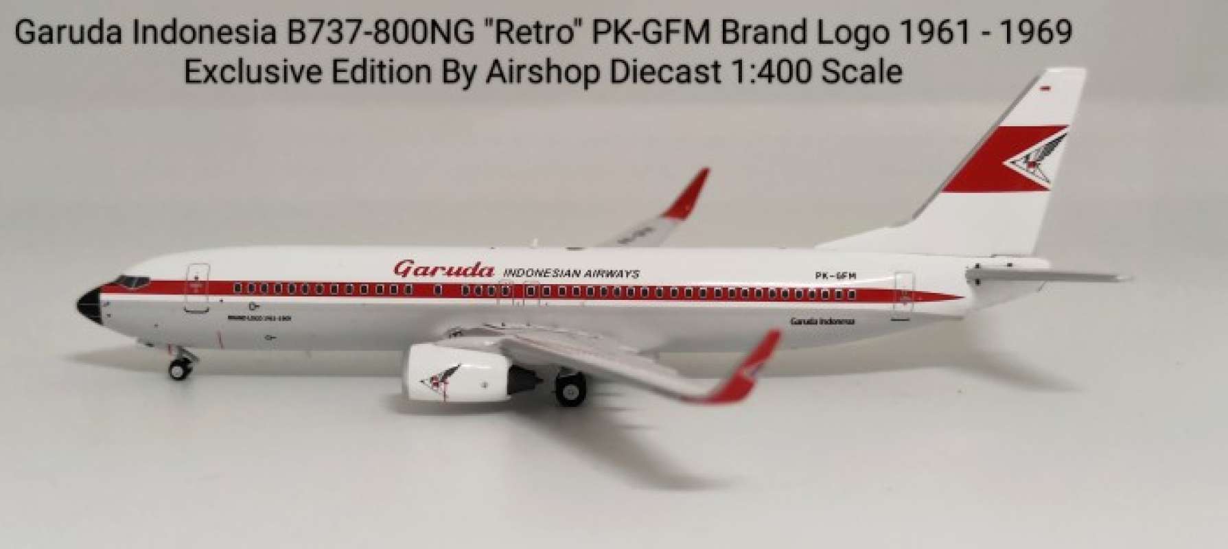 Promo Garuda Indonesia B737800ng Retro Pkgfm Exclusive Edition By