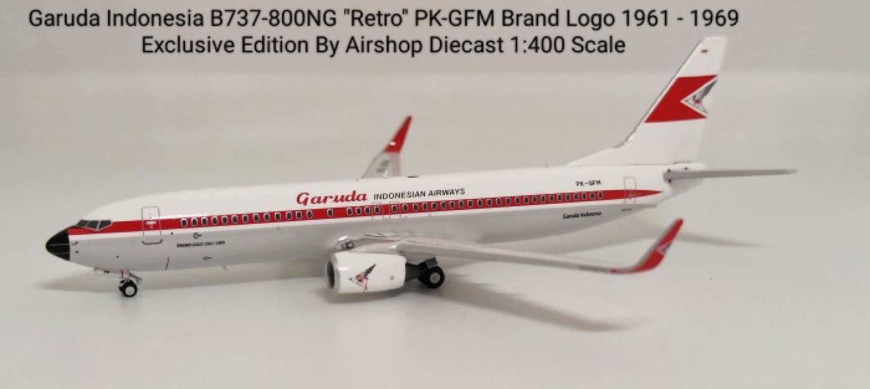 Promo Garuda Indonesia B737800ng Retro Pkgfm Exclusive Edition By
