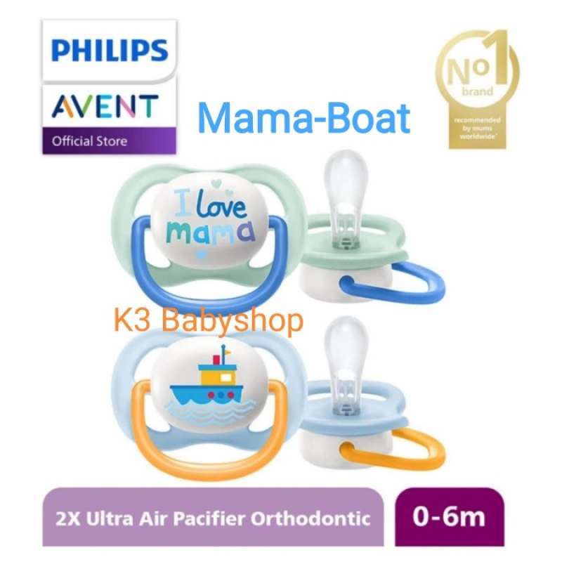 Promo Terlaris Empeng Avent Pacifier Glow In The Dark Star 06m Night