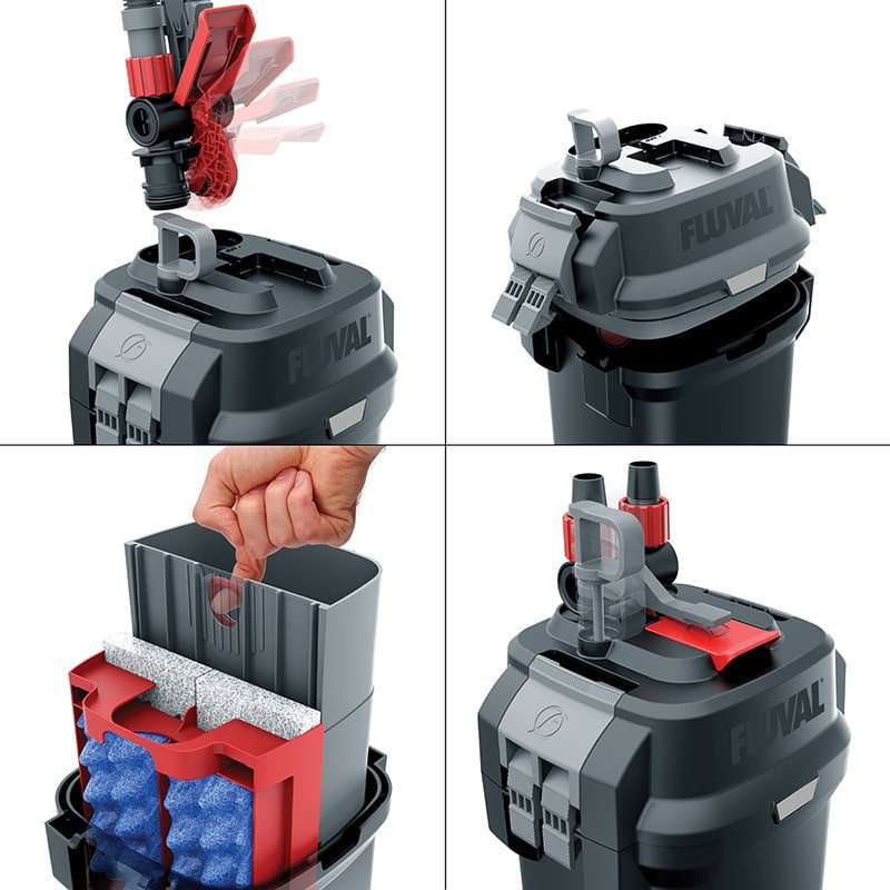 Jual Fluval 407 External Power Filter Aquarium Canister Di Seller