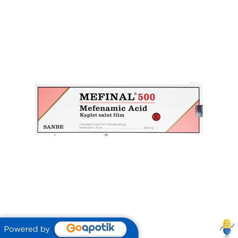 Jual MEFINAL 500 MG BOX 100 KAPLET di Seller Apotek Agus Medika
