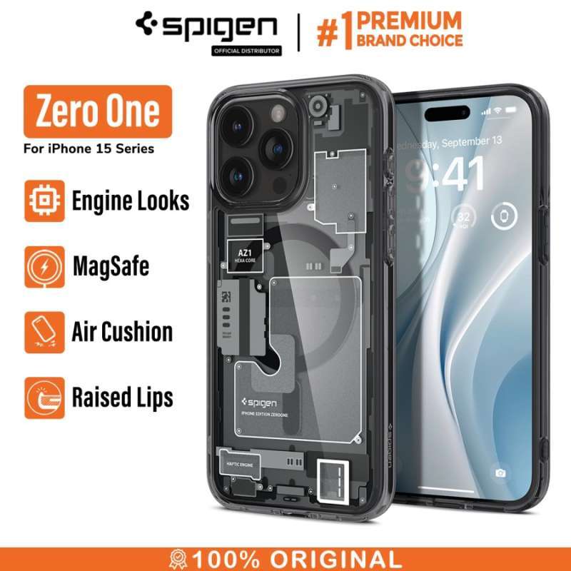 Jual Case iPhone 15 Pro Max Plus Spigen Ultra Hybrid Zero One MagSafe