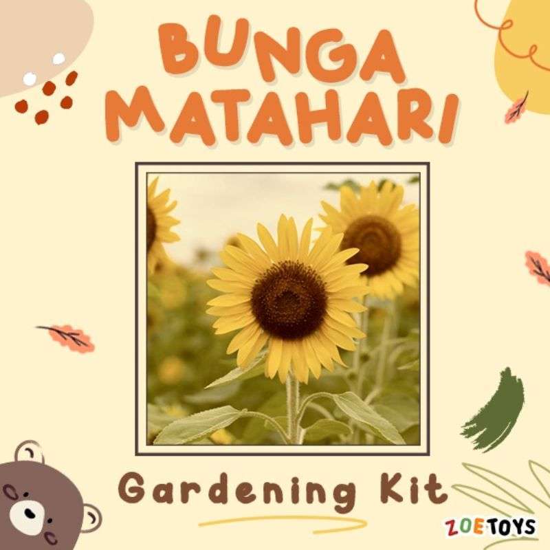 Jual Zoetoys Paket Hemat Berkebun 2 (gardening Kit) | Diy Menanam Bunga