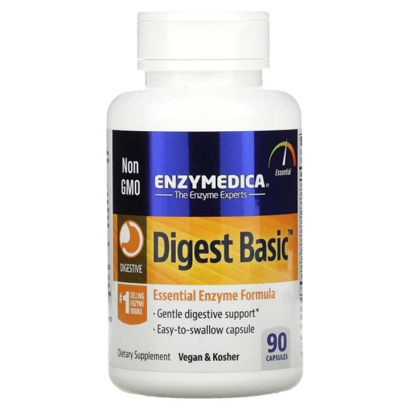 Promo Enzymedica, Digest Basic, Essential Enzyme Formula, 90 Capsules