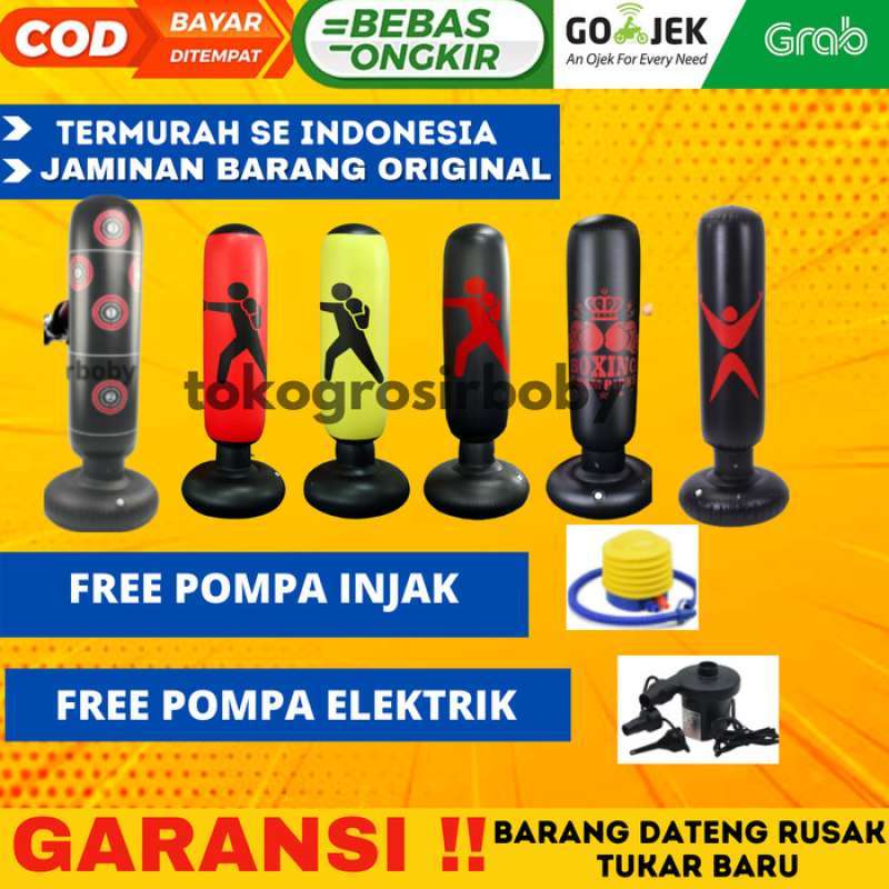 Promo SAMSAK TINJU BERDIRI HEAVY BAG PUNCHING PUNCH BAG SANDSACK