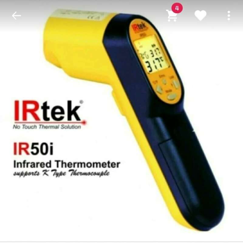 Promo Jual thermometer infrared ir 50 i digital termometer irtek IR50i
