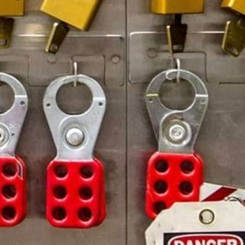 Promo Commercial Lockout Tagout Kit With Locks, Breaker Lock Outs