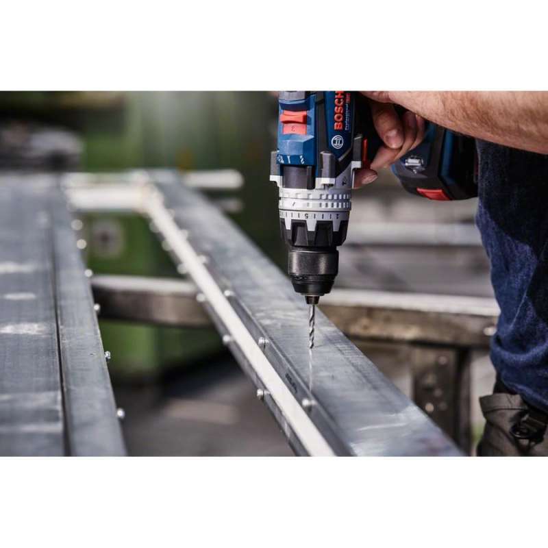 Foret HSS-R Bosch 20 Mm X 205 Mm – Tige Réduite, DIN338, Pour Perceuse