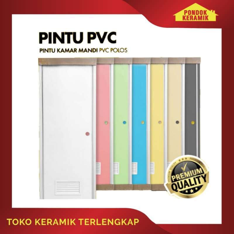 Jual Pintu Kamar Mandi Pvc Polos New Door Di Seller Pondok Keramik ...