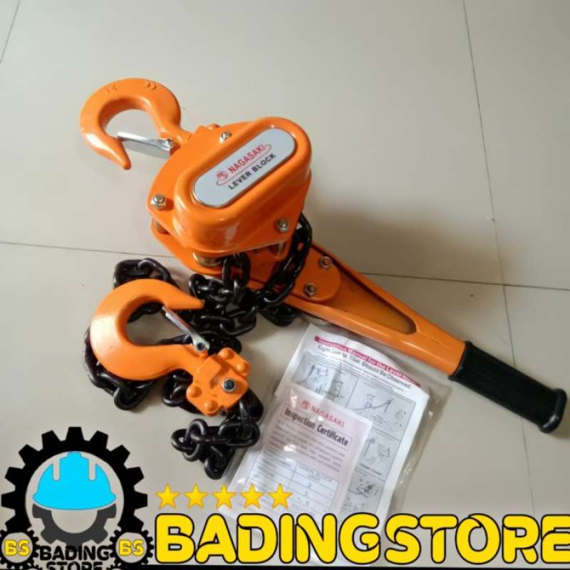 Promo LEVER BLOCK 1 TON X 1,5 METER LEVER HOIST 1 NAGASAKI 1,5 METER