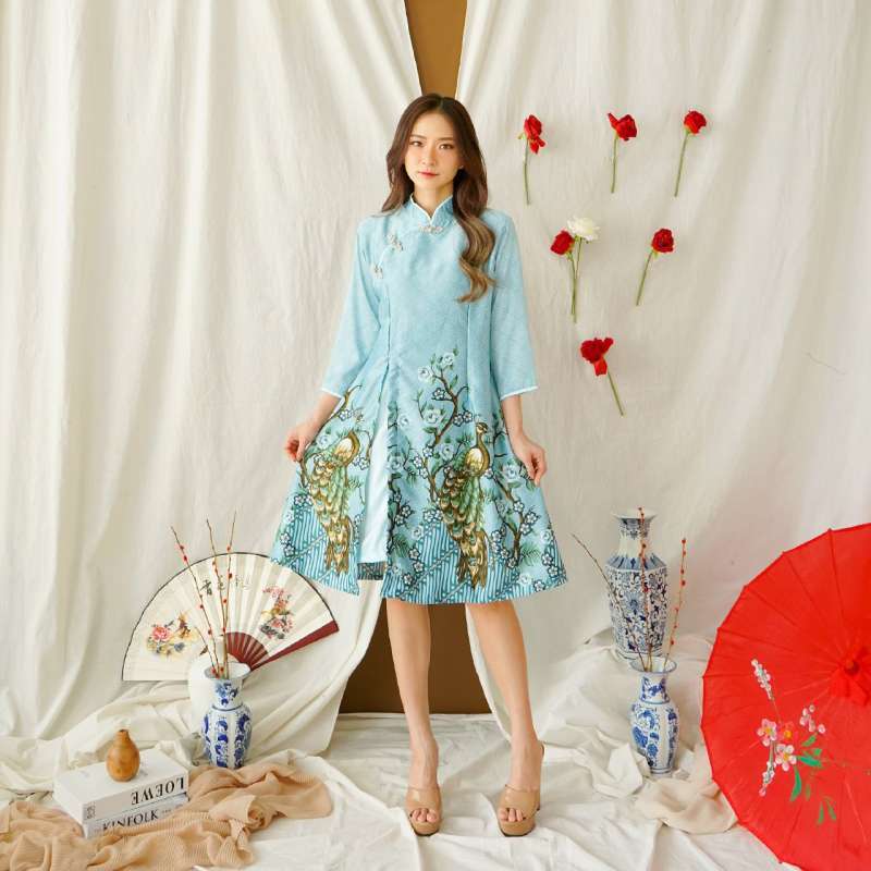 Dress top batik sutra