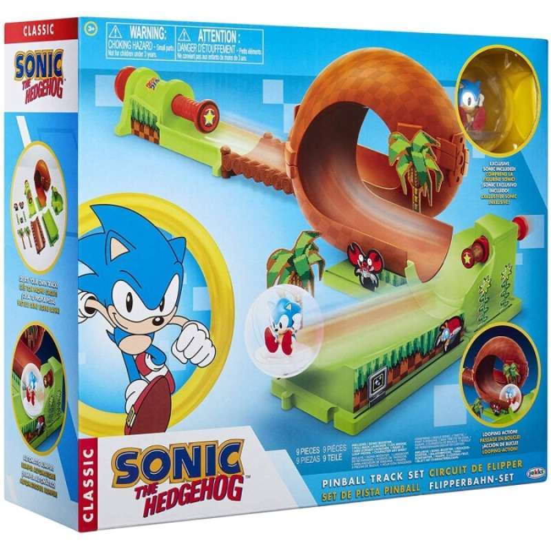 Sonic Track Promo Sonic the Hedgehog Pinball Track Play Set with Looping Action ...