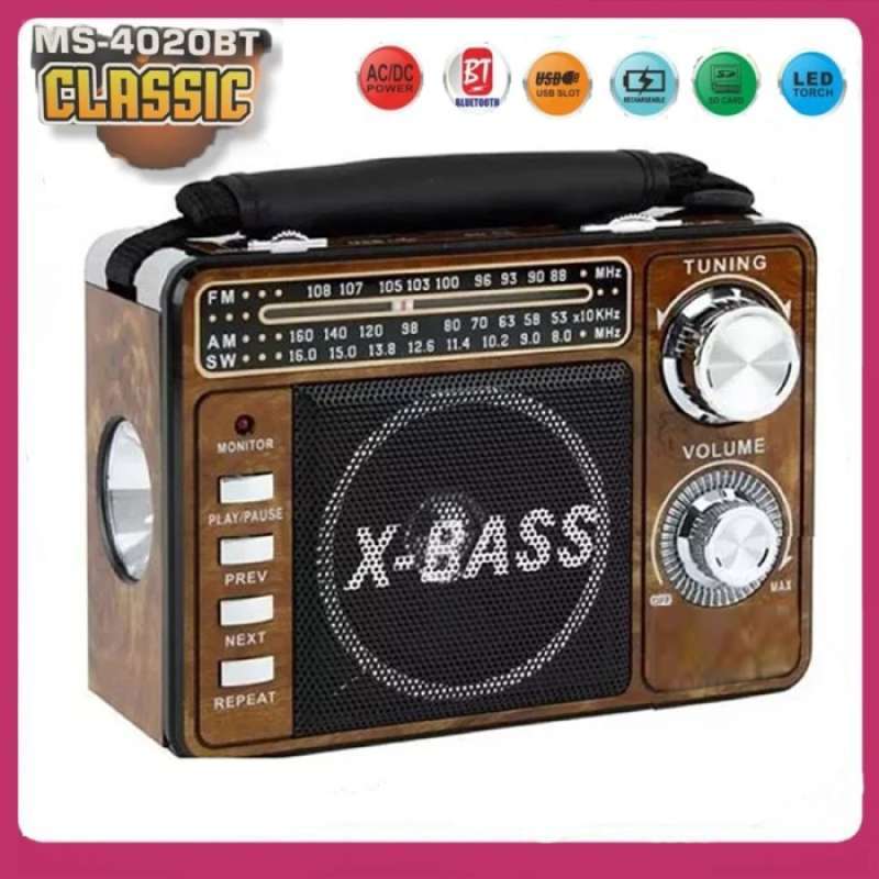 Radio Vintage RETROPOLIS Austin – FM/AM/SW, Bluetooth, Recharge Solaire & USB-C - 7