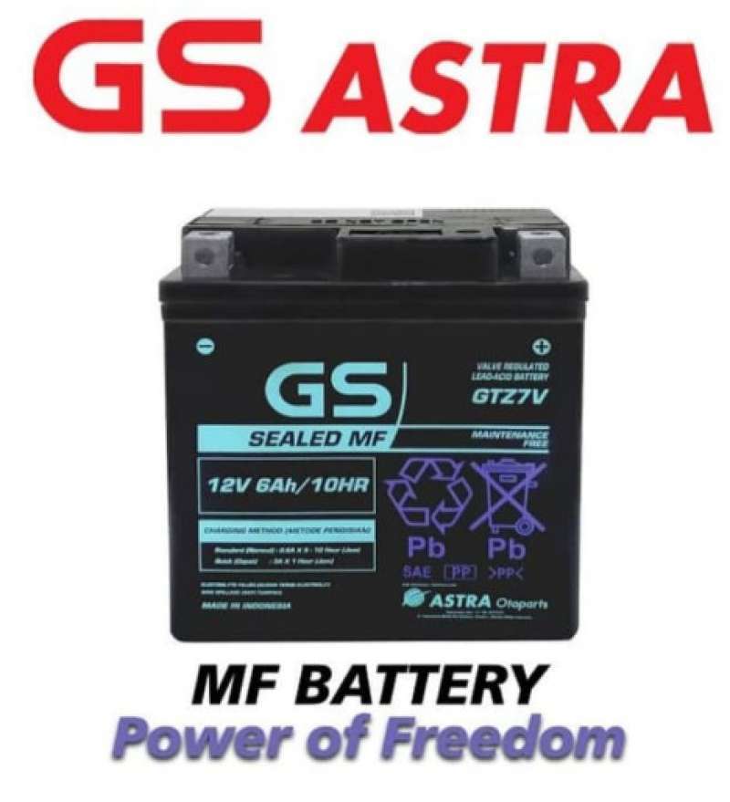 Promo Aki Gs Astra Gtz7v 100% Original Untuk Motor Nmax Aerox 155 Lexi