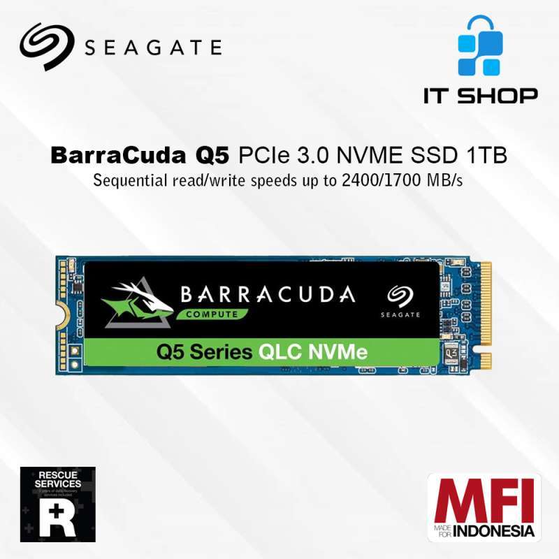Jual Seagate Barracuda Q5 Pcie 3.0 Nvme Ssd 1tb Di Seller It Shop ...