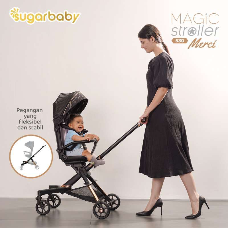 Promo Sugarbaby Magic Stroller 530 Merci Kereta Dorong Bayi stroller Modis Modern 2 Arah stroller Bayi 0 4 Tahun Black Diskon 25 Di Seller Sugar Baby Official Store Sugar Baby Official Kota Jakarta Ba...
