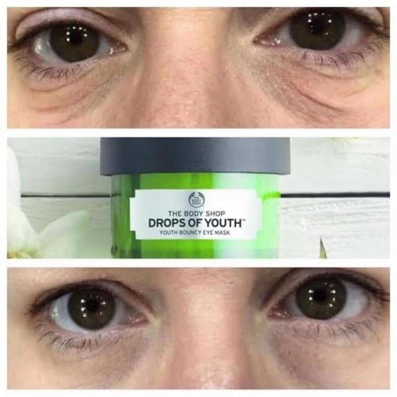 Promo The Body Shop DROPS OF YOUTH Bouncy Eye Mask 20ml Diskon 23 di
