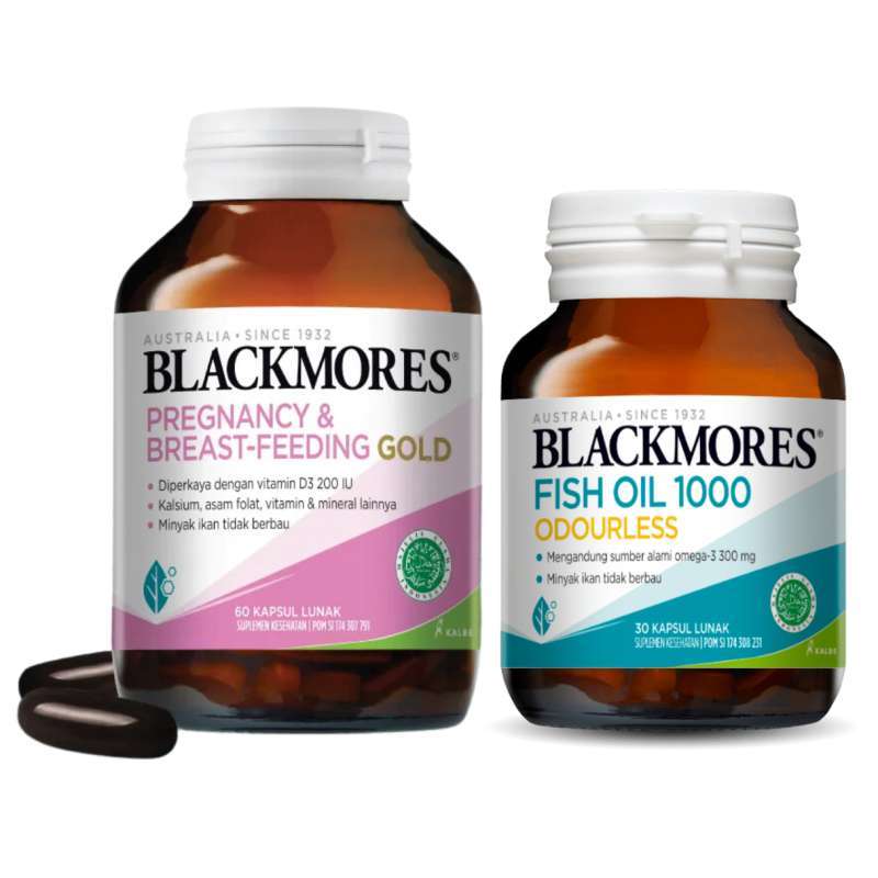 Jual Maternity Pack Blackmores Pregnancy And Breastfeeding Gold 60 Kapsul Lunak Dan Blackmores