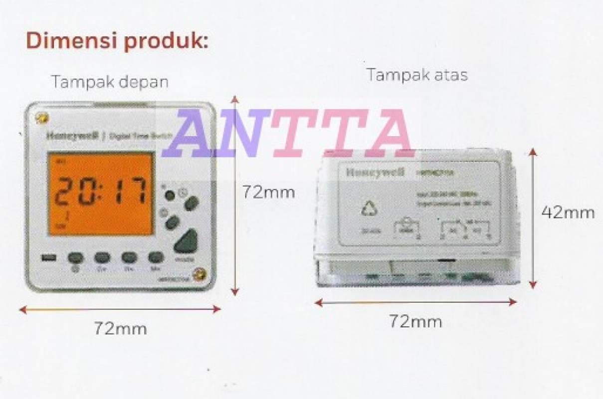 Promo Honeywell Mk Hwthc711a Digital Time Switch / Digital Timer Diskon