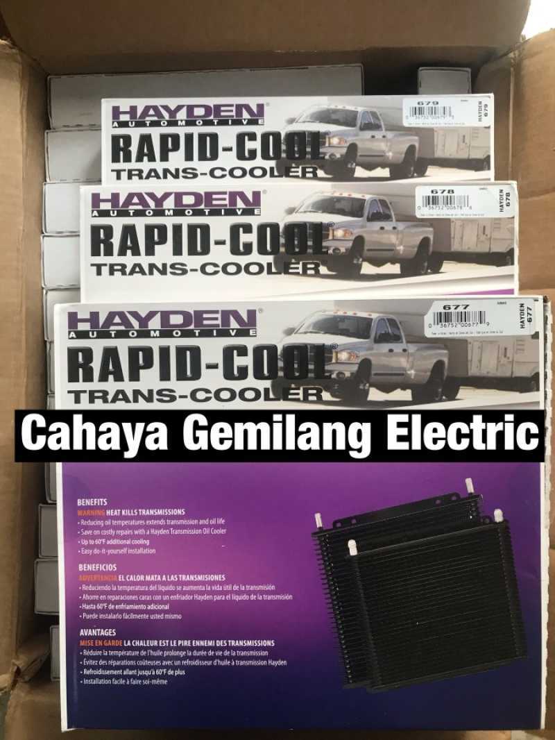 TransSaver Plus 676 Hayden 676 Rapid-Cool TransSaver Plus Transmission Oil  Cooler - Performance Upgrade, Made In Australia Transmission Cooler