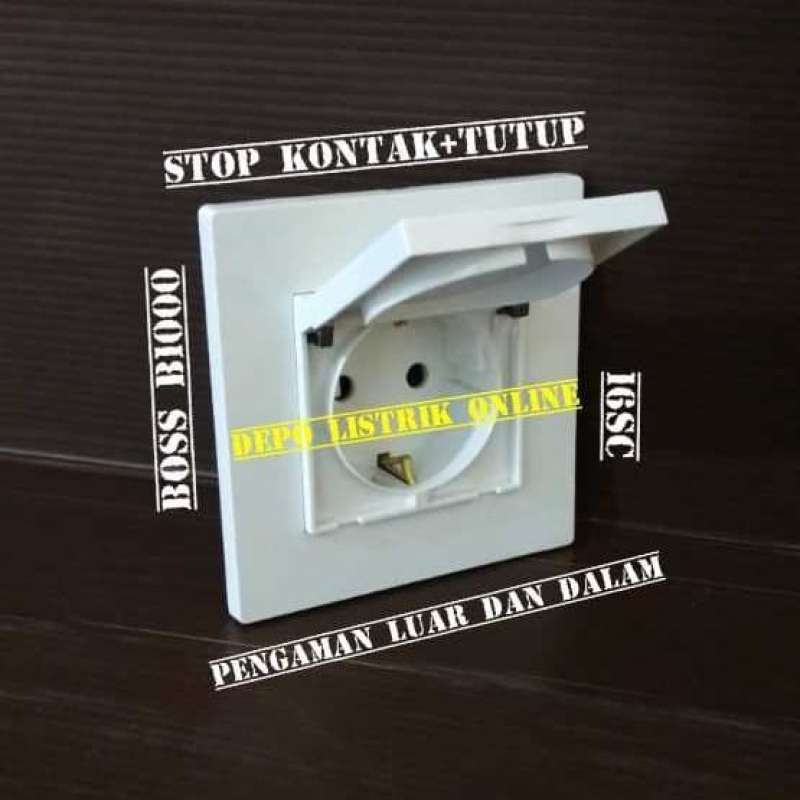 Jual Stop Kontak Dengan Penutup/stop Kontak Ada Tutupnya/colokan