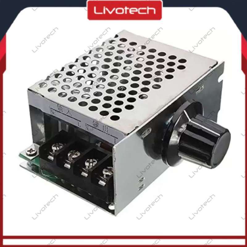 Jual Dimmer SCR 4000W 220V + Casing PWM Voltagee Regulator Motor Speed Controller di Seller