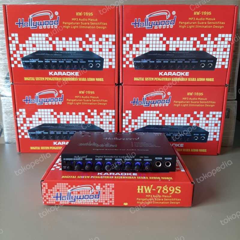 Promo HOLLYWOOD EQUALIZER PARAMETRIK AUDIO MOBIL Pre Amplifier Diskon