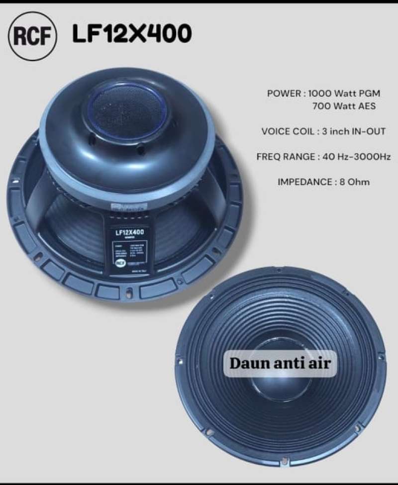 Harga speaker rcf 12 inch subwoofer clearance