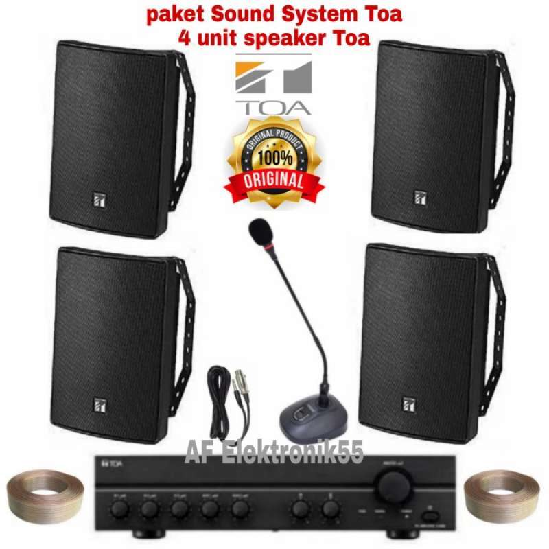 Harga toa sound system best sale
