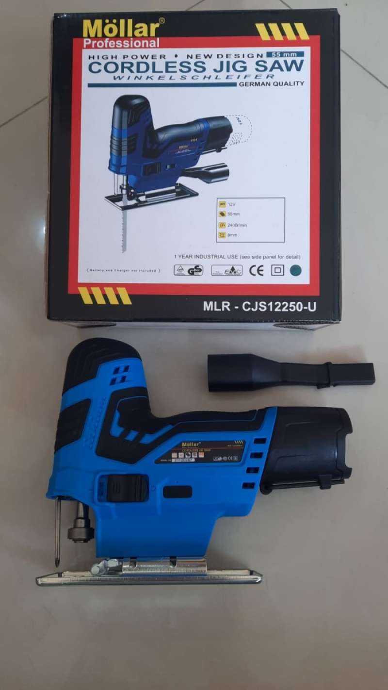 jigsaw cordless Mollar unit only mesin gergaji mini cordless 12V