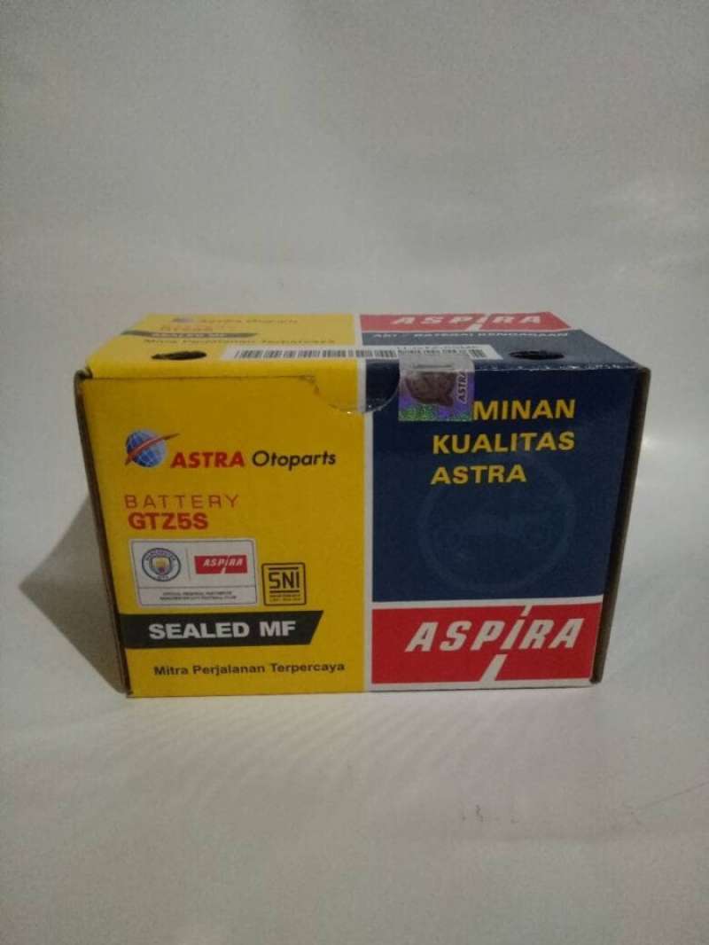Promo aki accu gtz5s aspira GARANSI Diskon 4% di Seller SNJ Sentra