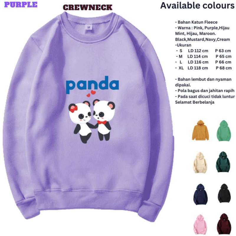Sweater panda couple 2025