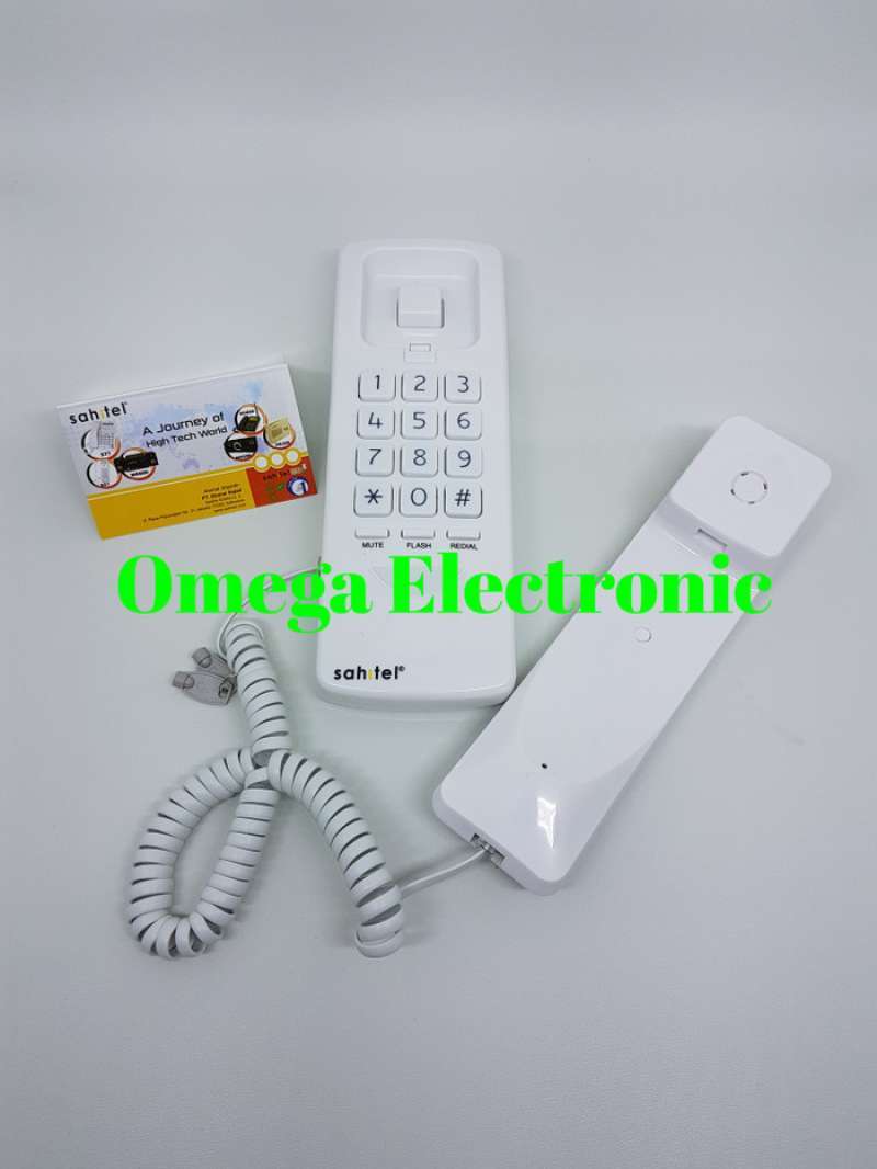 Promo Sahitel S21 - Telepon Kabel Gantung Rumah Kantor - Putih A9