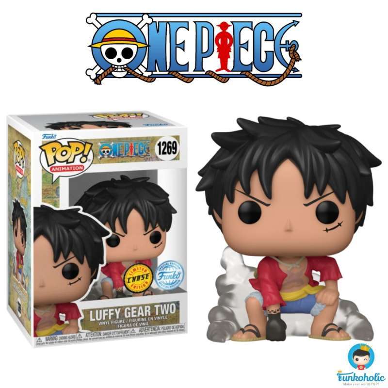Funko POP! One Piece Luffy Gear Two with Haki Arm CHASE EXCLUSIVE