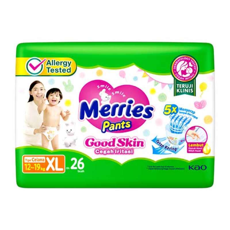 Jual Merries Xl 26 Pants Good Skin Allergy Tested Di Seller Om Lur ...