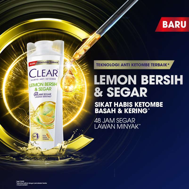 Promo WHS - Surabaya - CLEAR Shampoo Anti Ketombe Lemon Bersih & Segar