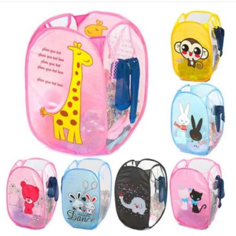 Jual Keranjang Baju Pakaian Kotor Lipat Laundry Bag Ukuran Besar Lipa