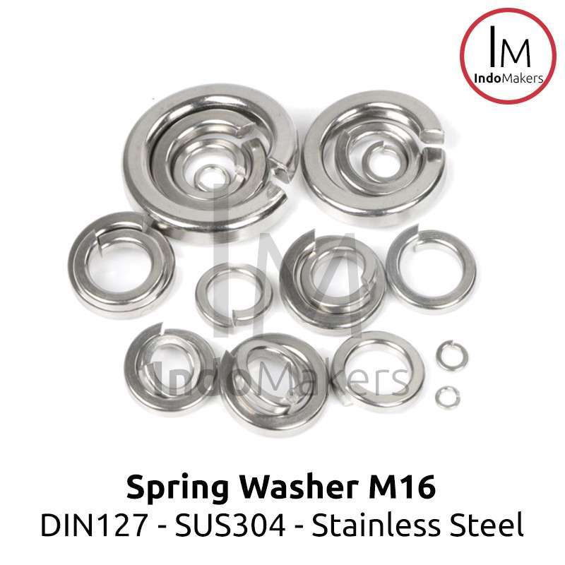Jual Din127 Spring Washer / Ring Per Stainless Steel Sus304 M16 Di ...
